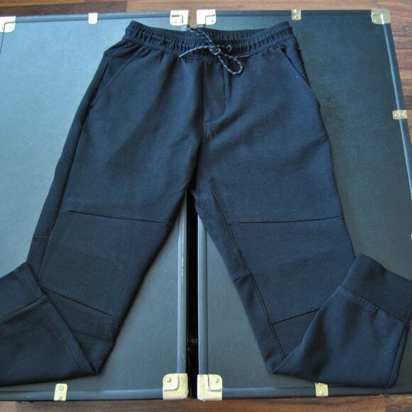 American Eagle Black Jogger Style Sweatpants with Drawstring Small - Picture 1 of 9